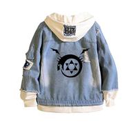 Sudadera con Capucha Fullmet-al Alchemi-st, Capucha Casual Top, Sudaderas con Capucha para Hombre, Sudaderas con Capucha para Hombre, Sudaderas Hombres, Ideal para Ropa Casual y Deportiva(Blue3,2XL)