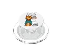 Sudadera con Capucha Funny Cat Getting Old Humor PopSockets PopGrip para MagSafe