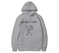 Sudadera con capucha genérica divertida para hombre sin golf Today - Estilo Humorístico e informal, con capucha look divertido para los amantes del golf y las salidas entre amigos sudaderas humor