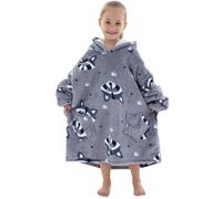 Sudadera con capucha genérica para niña y niños de gran tamaño suéter de gran tamaño suéter de niño polar suave y cálido Sherpa Sudaderas Interior Exterior Grande Tamaño Cómodo Sudadera, Dark Gray