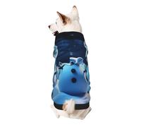 Sudadera con capucha Happy Christmas Snowman para perro, ropa suave y transpirable para perros pequeños a grandes, ropa elegante y cómoda para perros
