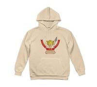 Sudadera con Capucha Hombre República Democrática del Congo Emblema Nacional De Forro Polar Pullover Manga Larga Casual Sudadera para Hombre Mujer con Bolsillo Sweatshirts