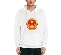 Sudadera con Capucha Hombre Socialismo Vietnamita Emblema Nacional De Forro Polar Pullover Manga Larga Casual Sudadera para Hombre Mujer con Bolsillo Sweatshirts