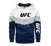 Sudadera con Capucha Hombres Gráfico Ultimate Fight, de Manga Larga con Bolsillos y Capucha, Moda Cómoda Sudaderas Streetwear para Adulto, Unisex(Multicolor 3,M)