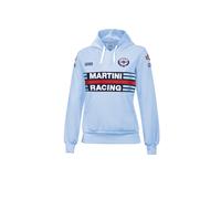Sudadera Con Capucha HOODIE Martini Racing Para Mujer Color Celeste - Sparco ✔️