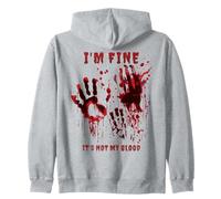 Sudadera con Capucha I'm Fine It's Not My Blood Blood Stained Graphic Sudadera con Capucha