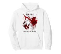 Sudadera con Capucha I'm Fine It's Not My Blood Splatter Bloody Sudadera con Capucha