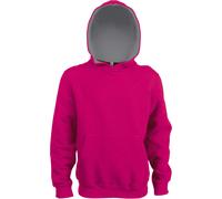 Sudadera con capucha infantil Kariban Contrastée 12/14 años