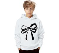 Sudadera con Capucha Informal con Estampado Moderno para niñas, Ideal para Actividades Deportivas en la adolescencia, Escuela, el día a día