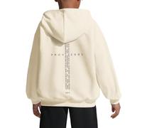 Sudadera con Capucha inspiradora para niños, Sudadera cómoda para niños para Uso Diario, con Texto Sueña en Grande, Suave y Abrigada, Ideal para el Colegio.