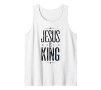 Sudadera con Capucha Jesus is King Jesus Loves You Camiseta sin Mangas
