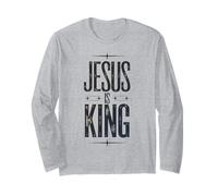 Sudadera con Capucha Jesus is King Jesus Loves You Manga Larga