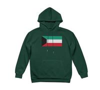 Sudadera con Capucha Kuwait Bandera Hombre Adultos Y Adolescentes Hoodie Forro Polar Sudadera Hombre Mujer con Capucha para Uso Diario Actividades Hoodies S A 3XL