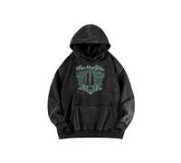 Sudadera con capucha lavada con gráfico Three Days Grace, 100 % algodón, para hombre y mujer, talla