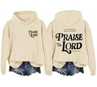 Sudadera con capucha «Let Everything That Has Breath Praise The Lord» para mujeres y hombres, Khika, L