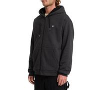Sudadera Con Capucha Lined Volcom Single Stone - Negro Heather