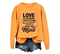 Sudadera con capucha «Love Is Patient Love Is Kind» These Kids Going To Make Me Lose My Mind, 36892.00041666667, S