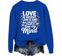 Sudadera con capucha «Love Is Patient Love Is Kind» These Kids Going To Make Me Lose My Mind, Royal Blue-1, L