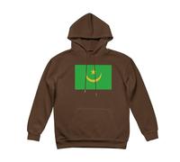 Sudadera con Capucha Mauritania Bandera Hombre Adultos Y Adolescentes Hoodie Forro Polar Sudadera Hombre Mujer con Capucha para Uso Diario Actividades Hoodies S A 3XL
