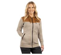 Sudadera con Capucha Mujer FXR Task Piedra/CobreL Piedra,Cobre