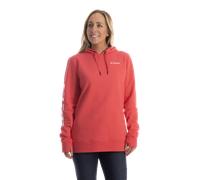 Sudadera con Capucha Mujer Klim Mariposa Blanco/Rojo RougeXL Blanco,Rojo Rouge