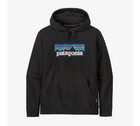 Sudadera con capucha negra Felpa Patagonia Logo Uprisal