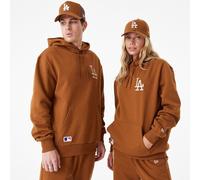 Sudadera con capucha New Era League Essential OS para hombre ~ LA Dodgers marrón