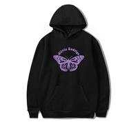 Sudadera con Capucha Olivia Rodrigo Estampada Sudadera con Capucha De Manga Larga Cantante Hip Hop Street Sudadera con Capucha Negra Sudadera Deportiva Divertida De Moda para XS-3XL-Black||XS