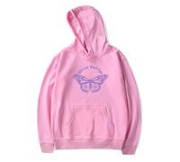 Sudadera con Capucha Olivia Rodrigo Estampada Sudadera con Capucha De Manga Larga Cantante Hip Hop Street Sudadera con Capucha Negra Sudadera Deportiva Divertida De Moda para XS-3XL-Black||XS
