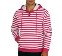 Sudadera con capucha para hombre a rayas para Carnaval de Colonia - Sudadera con capucha para hombre a rayas con bolsillo canguro, estilo marinero, sudaderas con capucha de gran tamaño, suéter de
