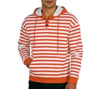 Sudadera con capucha para hombre a rayas para Carnaval de Colonia - Sudadera con capucha para hombre a rayas con bolsillo canguro, estilo marinero, sudaderas con capucha de gran tamaño, suéter de