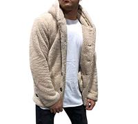 Sudadera con Capucha para Hombre Abrigo Cardigan de Felpa Slim Fit Hoodie OtoñO Invierno Manga Larga Casual Jerséis Top Blouse Streetwear Chándal riou