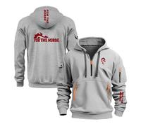 Sudadera con Capucha para Hombre Abrigos De Entrenamiento The H.or.d.e Ropa Gimnasio Media Cremallera Chaqueta Lisa Primavera Y Otoño Prendas-QHS||s