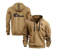 Sudadera con Capucha para Hombre Abrigos De Entrenamiento The H.or.d.e Ropa Gimnasio Media Cremallera Chaqueta Lisa Primavera Y Otoño Prendas-KQS||3X_l