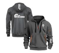 Sudadera con Capucha para Hombre Abrigos De Entrenamiento The H.or.d.e Ropa Gimnasio Media Cremallera Chaqueta Lisa Primavera Y Otoño Prendas-SHS||XX_l