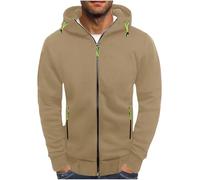 Sudadera con capucha para hombre, chaqueta con cremallera con cremallera para forro polar con cremallera de trabajo, chándal deportivo con capucha y suéter, chándal de invierno, ropa deportiva
