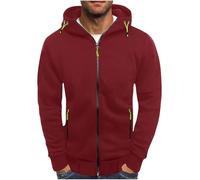 Sudadera con capucha para hombre, chaqueta con cremallera con cremallera para forro polar con cremallera de trabajo, chándal deportivo con capucha y suéter, chándal de invierno, ropa deportiva