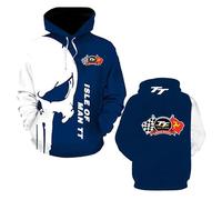 Sudadera con Capucha para Hombre Chaqueta De Primavera Y Otoño I.s.l.e of M.a.n T..T Abrigos Estampados Jerséis Ropa Manga Larga Deportiva Tops-D||x_s