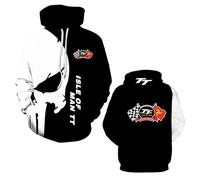 Sudadera con Capucha para Hombre Chaqueta De Primavera Y Otoño I.s.l.e of M.a.n T..T Abrigos Estampados Jerséis Ropa Manga Larga Deportiva Tops-E||m