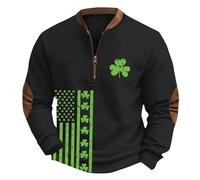 Sudadera con capucha para hombre, clásica, sin capucha, forro polar, informal, a la moda, holgada, con estampado 3D, con cremallera, manga larga, suave y cómoda, para adultos, Negro, XL