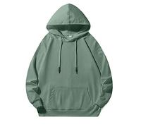 Sudadera con capucha para hombre, color blanco, sudaderas y sudadera con capucha para hombre, sudadera de gran tamaño, unisex, sudadera con capucha para parejas, cómoda chaqueta de entretiempo