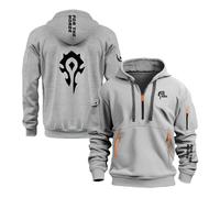 Sudadera con Capucha para Hombre Cómoda El Gimnasio The H.or.d.e Lisa Media Cremallera Abrigos De Primavera Y Otoño Camisetas-QHSe||l