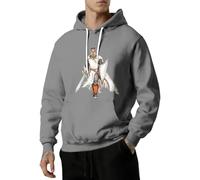 Sudadera con capucha para hombre con bolsillo - Sudadera con capucha para hombre del Día de San Jorge, chaqueta de gran tamaño con cordón y bolsillo, cómoda camiseta de manga larga con diseño de