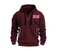 Sudadera con capucha para hombre con cremallera, sudadera con capucha para hombre, color verde, sudadera con media cremallera, sudadera deportiva de manga larga, abrigo con capucha, abrigo monocolor