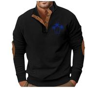Sudadera con capucha para hombre con forro cálido para primavera e invierno al aire libre casual a la moda a la moda sudadera con capucha sudadera con capucha, Negro , XXL