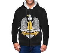 Sudadera Con Capucha Para Hombre Con República De Sudán Del Suremblema Nacionalchaqueta De Lana Cremallera Sudadera De Manga Larga Informal Para Otoño E Invierno Holgada
