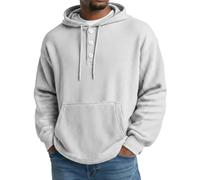 Sudadera con capucha para hombre de manga larga clásica con bolsillos