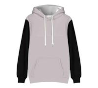 Sudadera con capucha para hombre de manga larga, sudadera deportiva para hombre, color surtido, informal, de corte holgado, con cordón de sujeción y bolsillos, jersey chic simple pasparque otoño