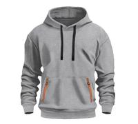 Sudadera con capucha para hombre de manga larga, sudadera deportiva para hombre de gran tamaño con cordón y bolsillos casuales de corte holgado, cómodo, chic streetwear de todos los días pases con