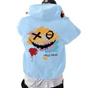 Sudadera con capucha para hombre, estampado gráfico, ajuste extragrande, ajuste holgado, ropa casual relajada para uso diario, estilo urbano, viajes y planes de fin de semana, con una práctica silueta
